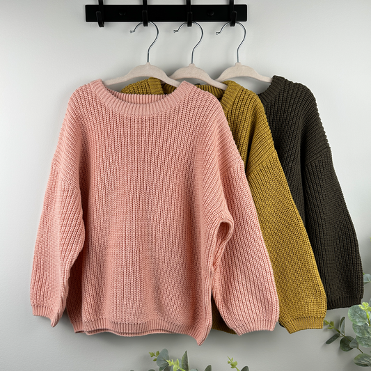 Knit Sweater - Blush